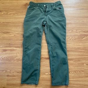 Women’s Green Carhartt Pants